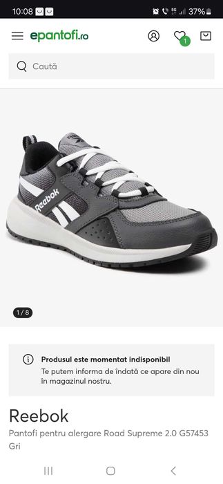 Adidasi Reebok Road piele Naturala 36 ,37, originali, usori,comozi Noi