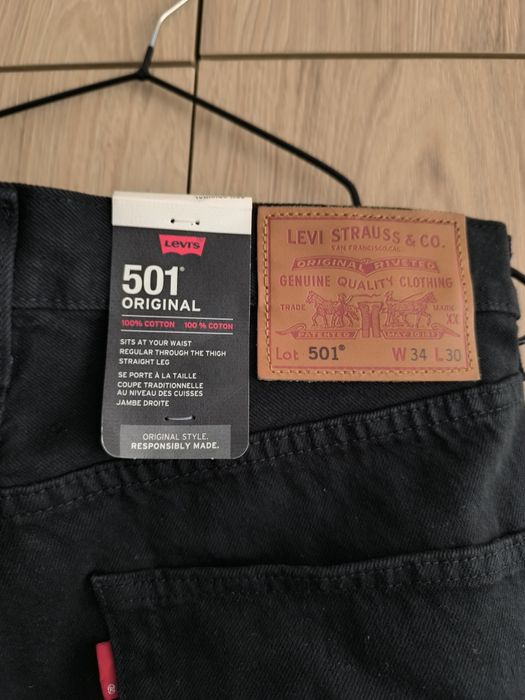 501® Levi's® Original Jeans Blugi negri