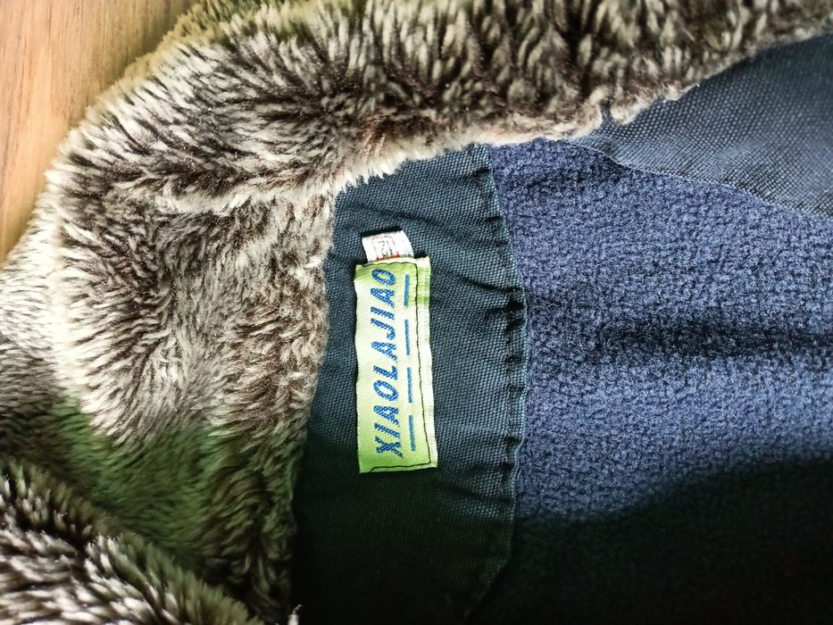 Geaca unisex cu guler de blana