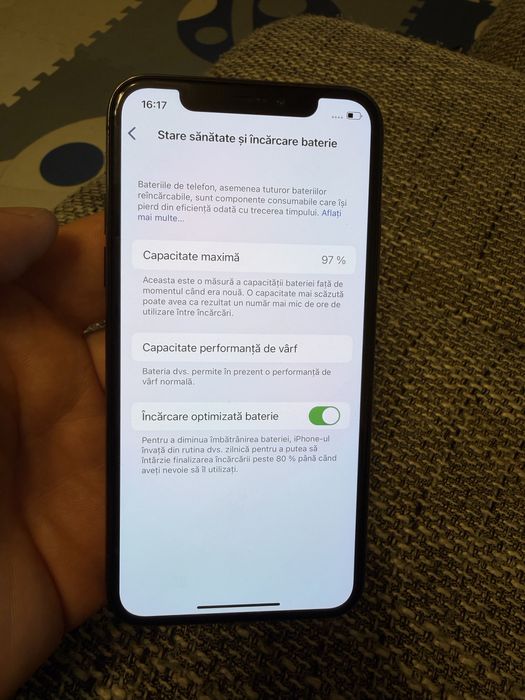 iPhone X 64GB Space Gray – Grad A/B – Baterie 97%