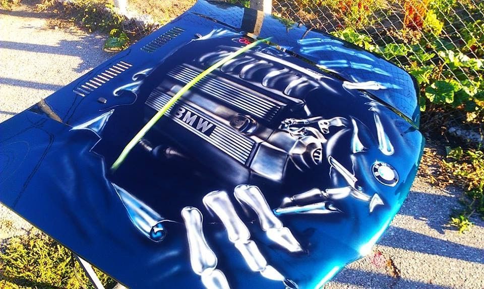 Автобояджийски услуги .Рисуване с аерограф