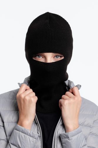 Балаклава вязанная спицами