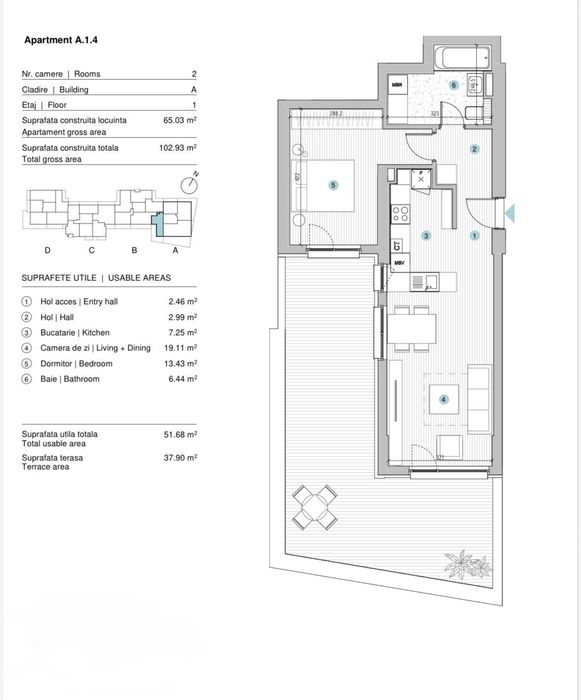 Apartament  2 camere premium