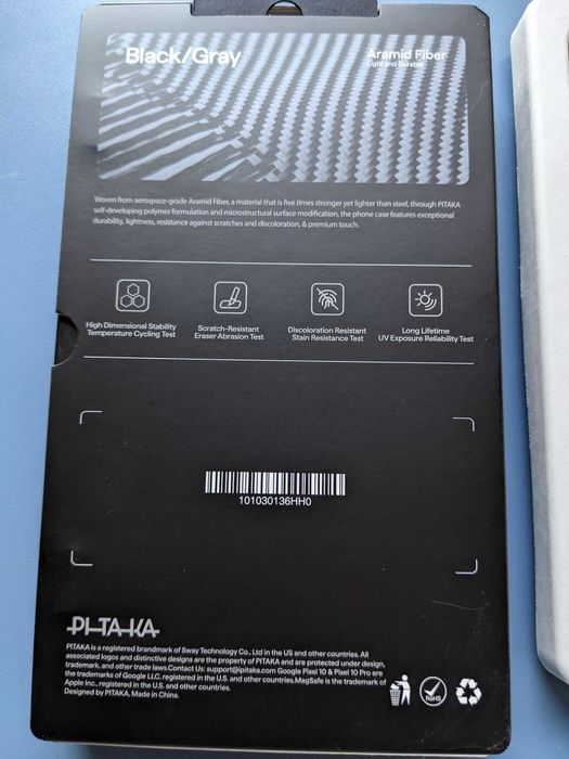 PITAKA карбонов калъф за Google Pixel 10 и 10 Pro