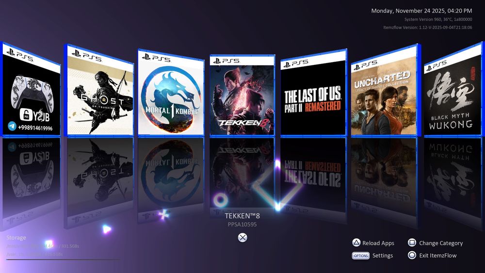 PS5 vzlom 7.61 verciya