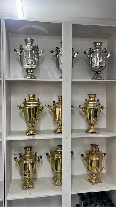 Самовар Тульский Антиквар Латунь