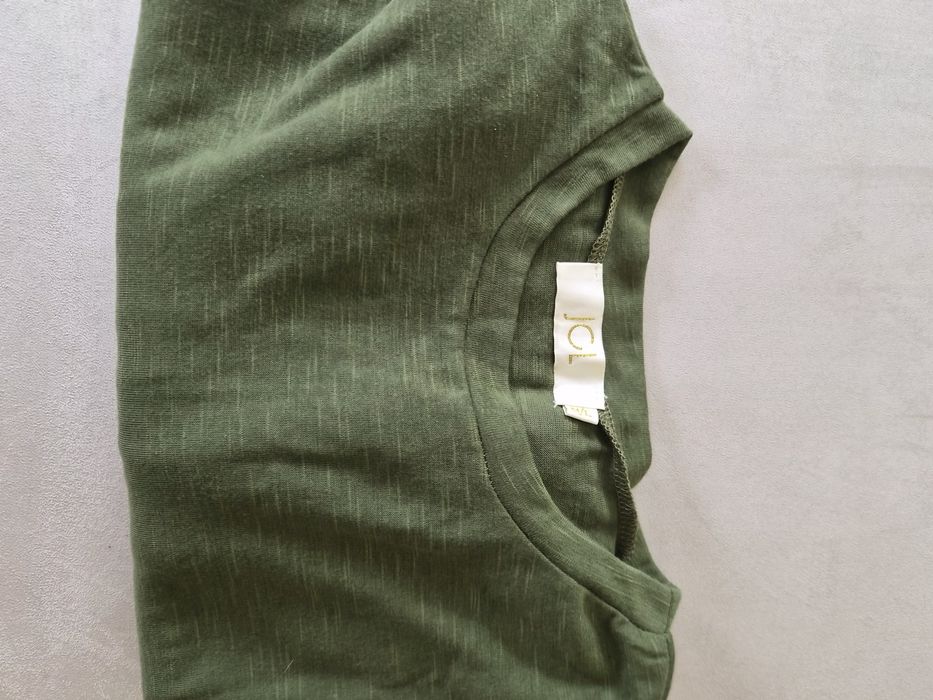 Бандажна пола в зелен цвят