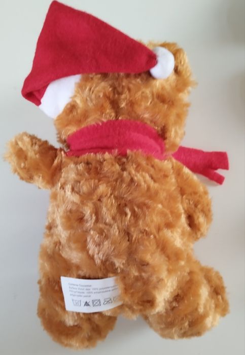Pluș ursuleț Moș Crăciun