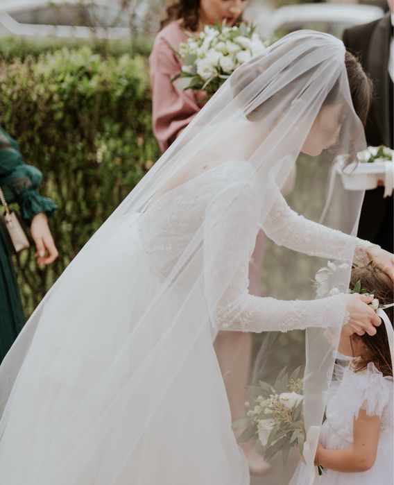 Rochie de mireasa Letitia Lele cu voal cadou
