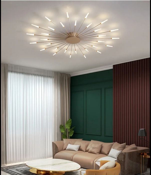 Златиста LED лампа фойерверк 30W