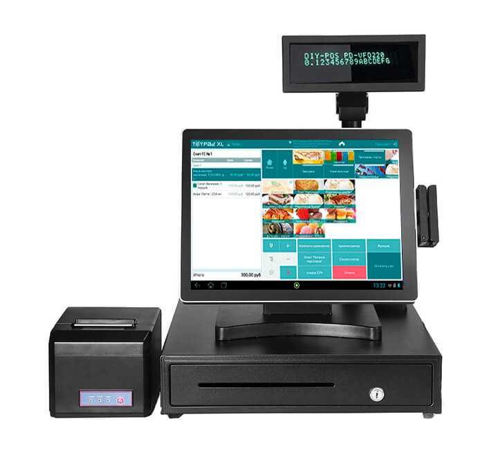 Касса аппарат  Kassa Aparat Sensor Kassa Monoblok