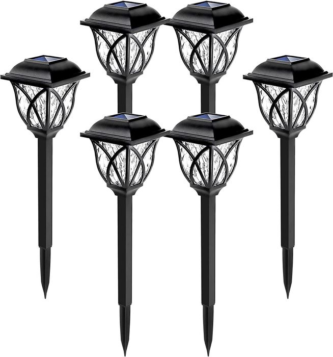 Соларни лампи за градина 45см 10 броя