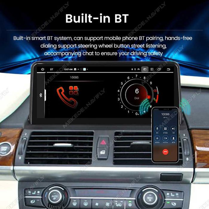 Android Мултимедии за BMW E70 / E71 / E81 / E82 / E87 Carplay