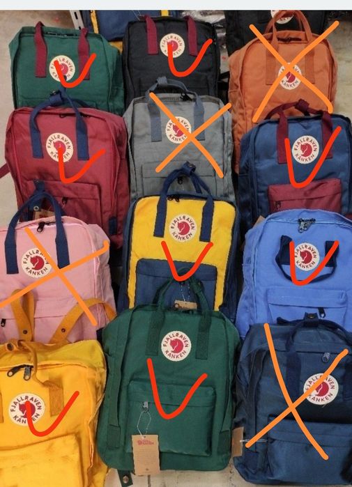 раница Fjallaven Kanken с подарък чантичка за кръста