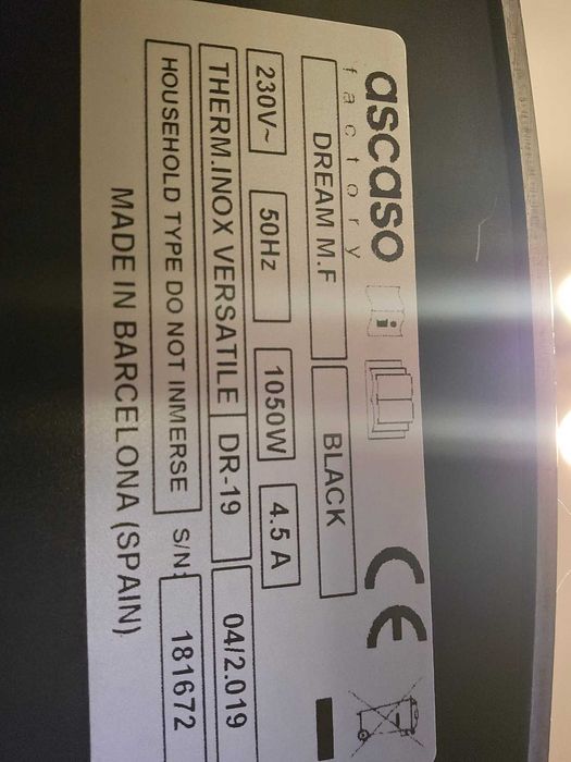 Продавам кафемашина Ascasso Dream в отлично състояние