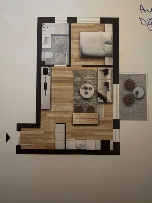 CLASS PARK Apartament 2 camere tip studio.