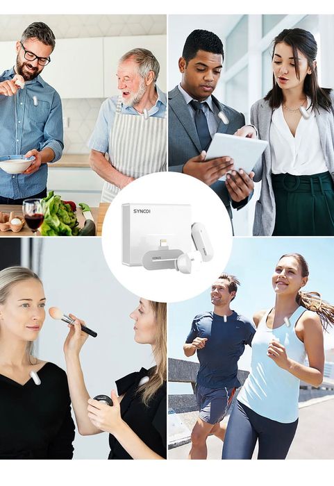 Безжичен микрофон. Type C. iOS. Iphone. SYNCO P2. Влог. Брошка. Видео.