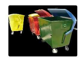 Металлические мусорные контейнера разных видов!