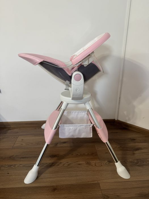 Въртящо столче за хранене “Vision" розов Chipolino