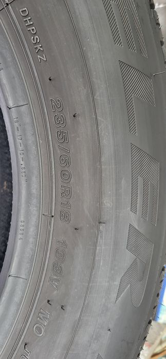 2 anvelope 235 60 18 bridgestone dot 2020 5,5mm