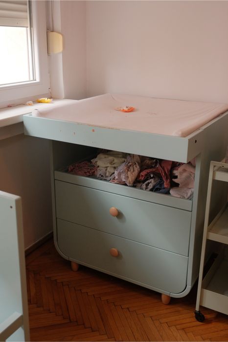 Patut cu masa de infasat IKEA MYLLRA