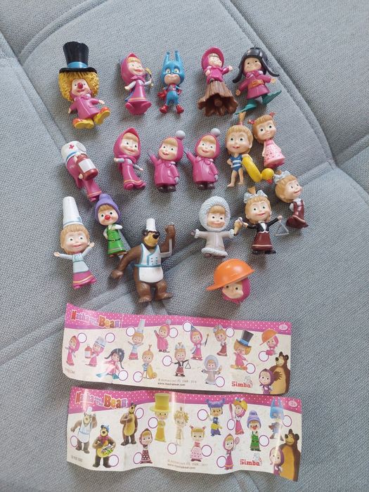 Lot figurine pentru copii Masha și Ursul/Shimmer și Shine