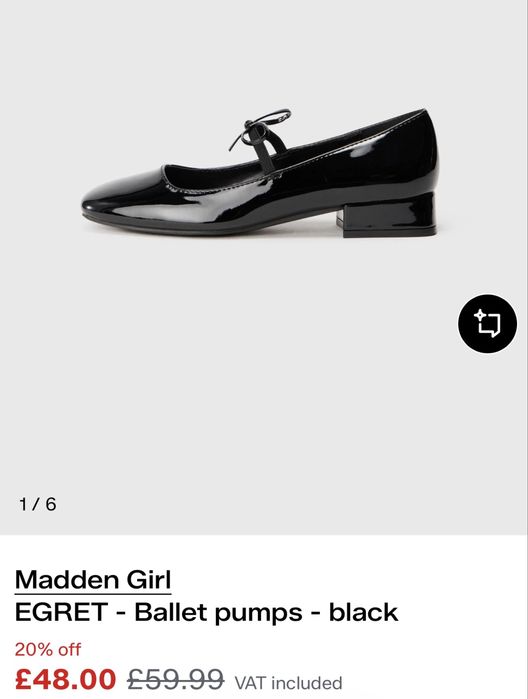 Черные туфли Steve Madden 37 размер