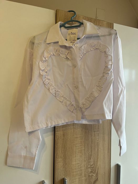 Елегантна бяла риза-НОВА!