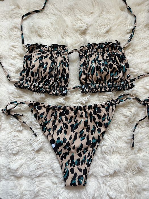 Costum de baie leopard print
