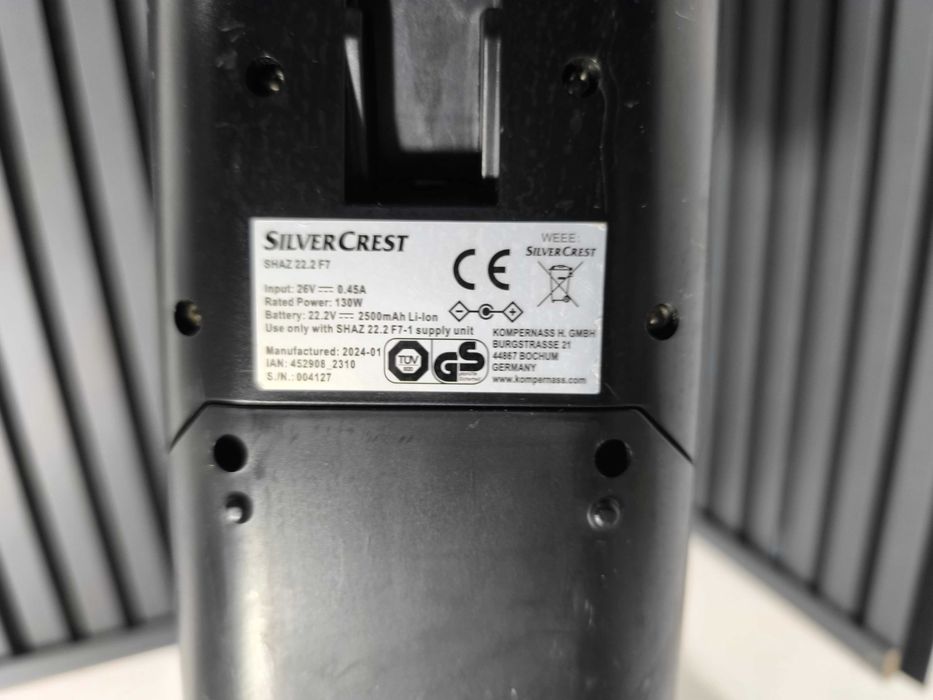 Aspirator fara fir Silvercrest SHAZ 22.2 F7 Li-Ion, BOOST/ECO, 130W