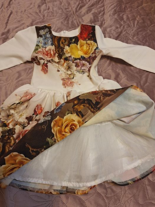 Официална детска рокля 2-4 години, ръст до 104 см