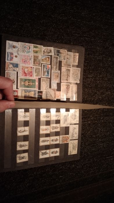 Марки с альбомом