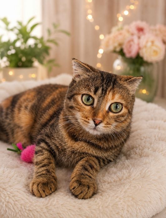 Красивый кот   и кошка в добрые руки