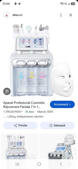 Vand aparat facial foarte complex