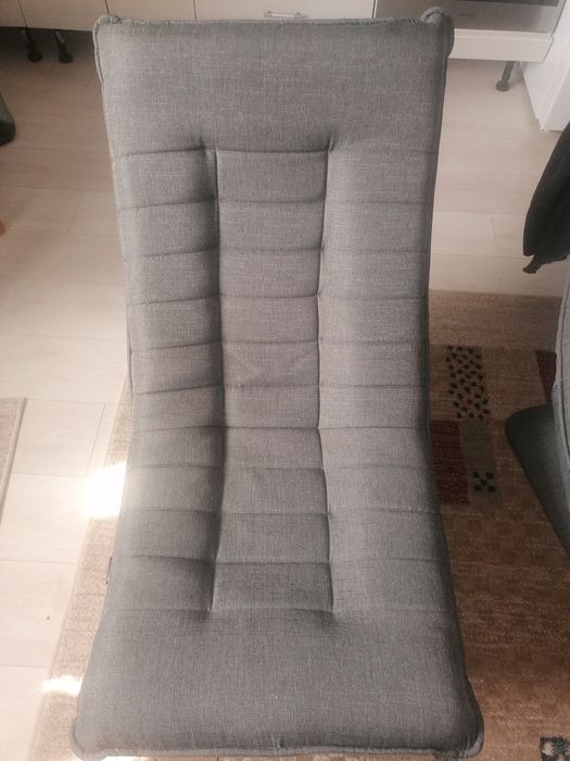 Fotoliu scoică cu spătar reglabil cu click (max 135 kg)