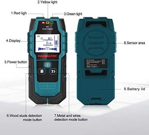 HANMATEK SF1 стенен скенер детектор кабели