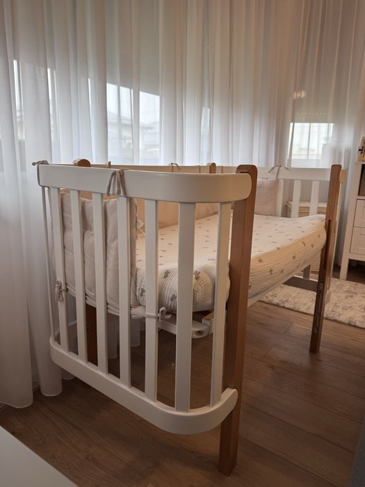 Pat bebe 120x60 + saltea 120x60