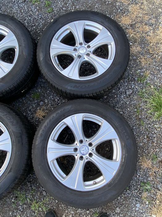 Jante aliaj 5x112 mercedes GLC GLK cu anvelope iarna  235 60 18