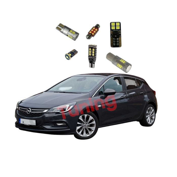 Pachet becuri led leduri pentru iluminare interior Opel Astra K
