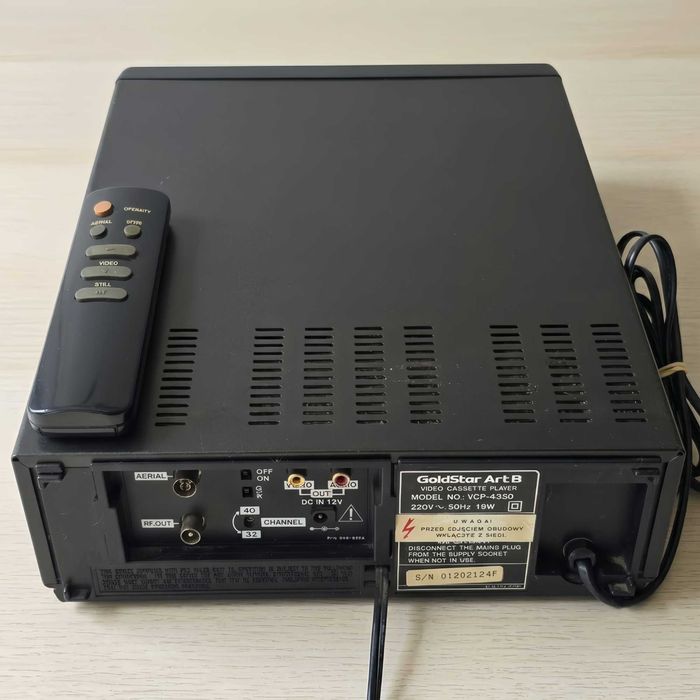 GoldStar VCP-4350W видеомагнитофон оцифровка учун