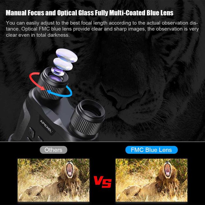 Уред / очила / бинокъл за нощно виждане