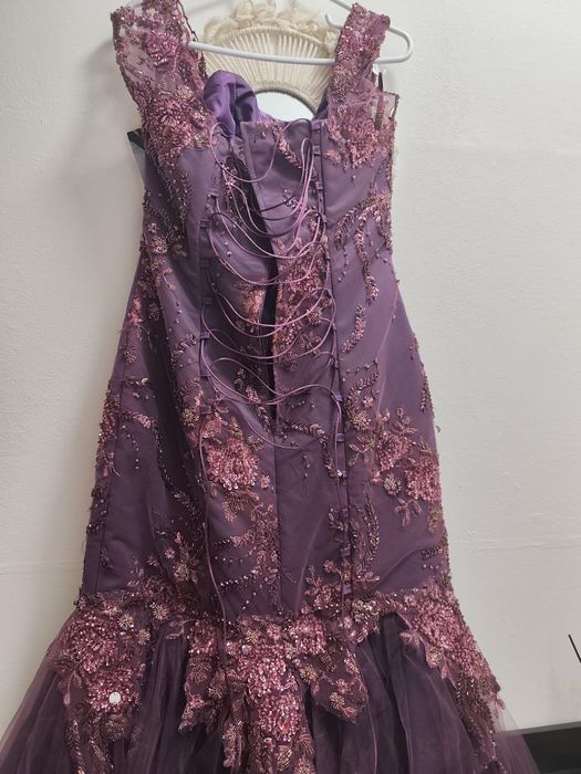 Rochie unicat handmade stil sirena