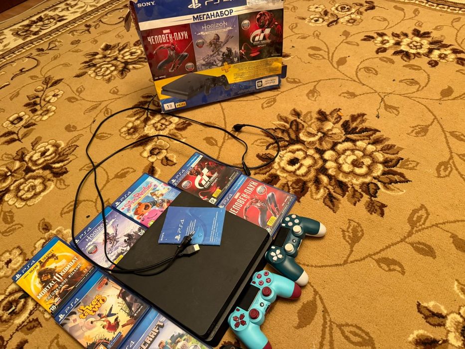 Ps4 slim на 1 терабайт
