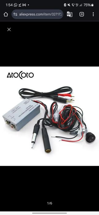 Kit complet FM STEREO MODULATOR pentru Mercedes W211