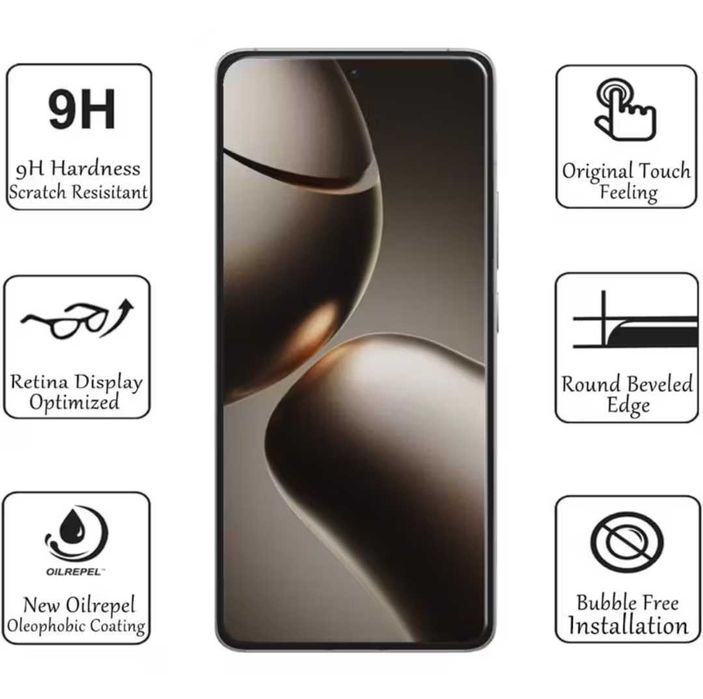 2 протектори за дисплей tempered glass Xiaomi 17 ProMax-за 2та дисплея