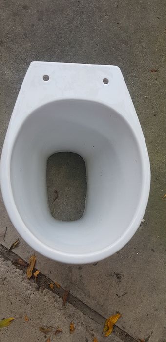Vas wc rustic NOU Cersanit cu evacuare verticala, pt pardoseala