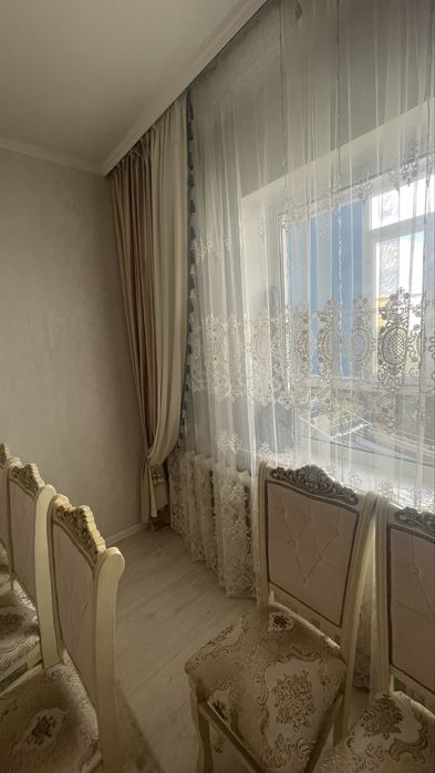 Комплект тюль + шторы