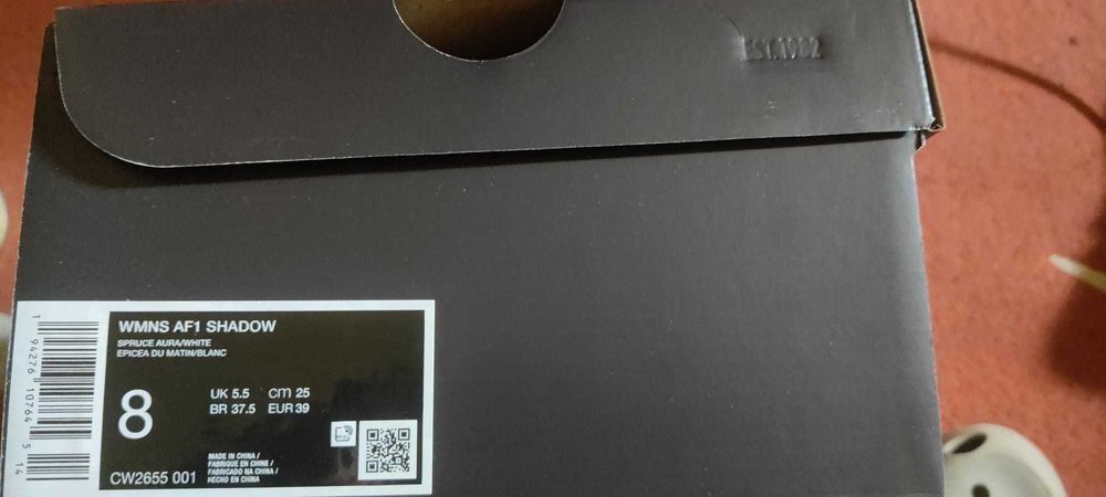 Adidasi Nike Air Force 1 Shadow - Verde/Alb