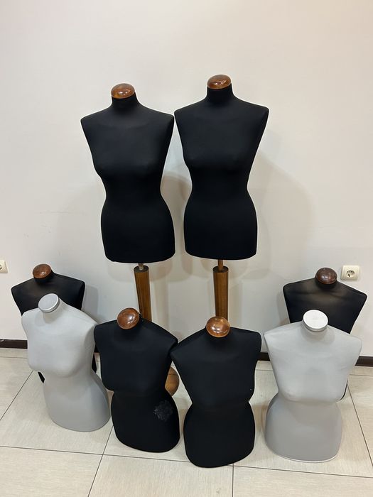 Манекени цели, шивашки манекени, манекени на стойка