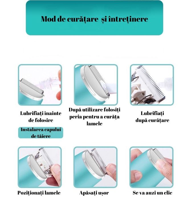 [NOU] Aparat de tuns pentru copii cu functie de aspirare